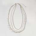 Coquette silver necklace