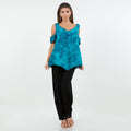 Mylie Cold Shoulder Top 100% Cotton Gauze