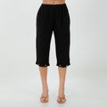 Women's Cotton Gauze Nydia Capri With Pockets