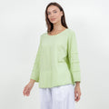 Women's Cotton Gauze Sabrina Top