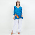 Lucia Applique Top  100% Cotton Gauze