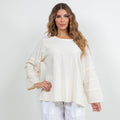 Women's Cotton Gauze Sabrina Top