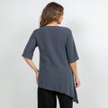 Dagny Top - Cotton Knit Accents Overlay a Fun Sidekick 100% Cotton Gauze