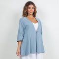 Chinatown Elbow Length Cotton Gauze Jacket
