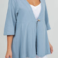 Chinatown Elbow Length Cotton Gauze Jacket