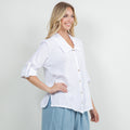 Sloanne Button-Up  100% Cotton Gauze