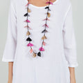 Ellen Our Hi-Low Cotton Gauze Dress with Sleeves and Pockets