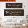 Upgrade Your 20x60 Inches 'Custom Bar & Lounge Sign III' Canvas To 24x72 Inches