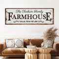 Custom Vintage Rust Farmhouse Sign