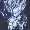 Vintage 00S Dragon Ball-Z 'Gohan Super Sayain 2' Black T-Shirt