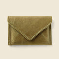 Mini Envelope Wallet With RFID protection - Olive