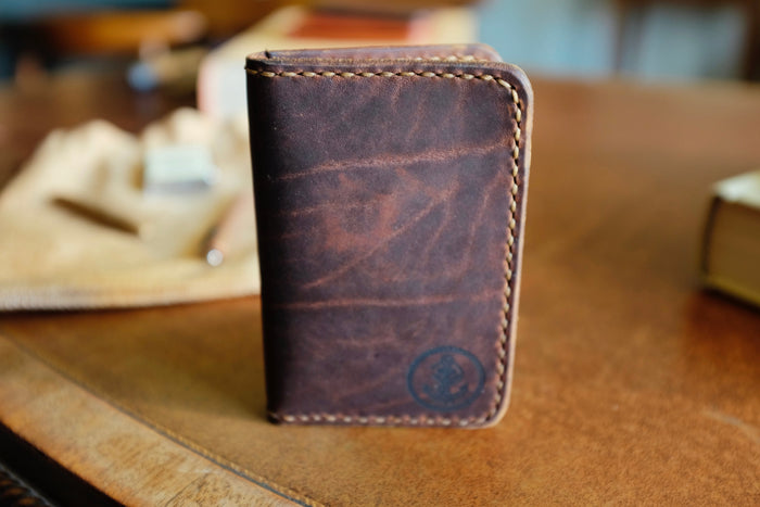 Captain Wallet - Handmade Full-Grain Leather Vertical Wallet | Yarets Leather