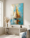 Sailing Glass Wall Art || Designer Collection