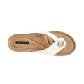 Women's Dafni White Wedge Sandals