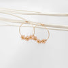 Daisy gold earrings