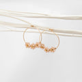 Daisy gold earrings