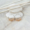 Daisy silver earrings