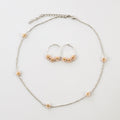 Daisy silver necklace