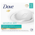 Dove Moisturizing Beauty Bar Soap Sensitive Skin, 3.75 oz - Choose Yours