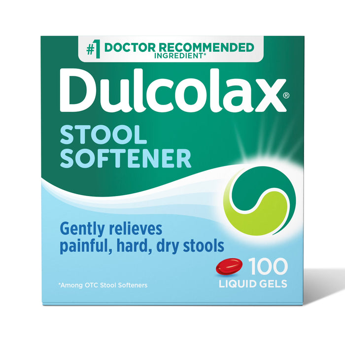 Dulcolax Stool Softener & Stimulant Laxative 100 Tablets