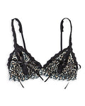 Hanky Panky After Midnight Classic Leopard Print Peekaboo Bralette, Medium