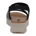 Women's Emory Black Embellished Wedge Sandals
