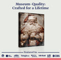 Vintage Christmas Santa Claus Wall Art IV
