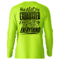 Exhausted - Hi-Visibility UPF 50 Long Sleeve Sun Shirt
