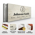 Personalized Rustic Family Sign