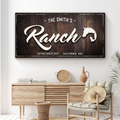 Family Ranch Sign
