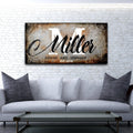 Family Last Name Sign
