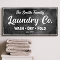 Family Laundry Company Sign
