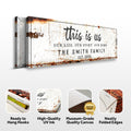 Rustic This Is Us Sign