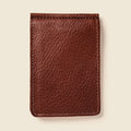 Bifold Money Clip Wallet - Chocolate