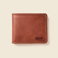 Large Billfold Wallet with RFID protection - Chocolate