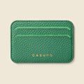 Mag Safe Leather Wallet with RFID - Green