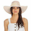 August Hat Company New Directions Natural Floppy Hat UPF 50+ One Size