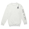 Crew Neck Fleece: Dog is Joy-Mistletoe (Holiday)