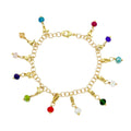 Familia Gold Birthstone Charms