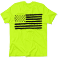 Old Glory - Safety Yellow Hi-Vis T-Shirt