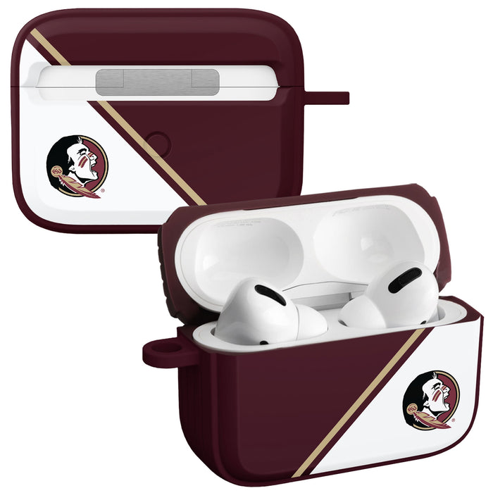 Florida State Seminoles HDX Champion Series Apple AirPods Pro 1 & 2 Case Cover