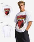 G WEST CHFONIC HEART BREAK OVERSIZED T-Shirt Mens