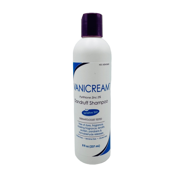 Vanicream Pyrithione Zinc 2% Dandruff Shampoo 8 oz