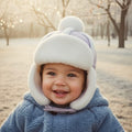 Kids Sherpa Aviator Winter Hat with Ear Flaps | Warm Fleece Pullover