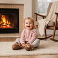 Kids’ Fuzzy Slippers | Bear & Bunny Animal House Shoes