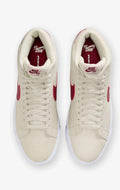 NIKE SB ZOOM BLAZER MID - PALEIVORY/ NOBLERED