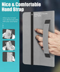 Gray Fabric Texture Folio Case - Amazon Fire HD 8 and Fire HD 8 Plus (2020-2024 release)
