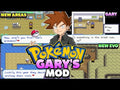 Pokemon Gary's Mod GBA ROM Hack Video Game Boy Advance