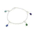 Gigi silver charm bracelet