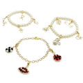 Cross gold charm